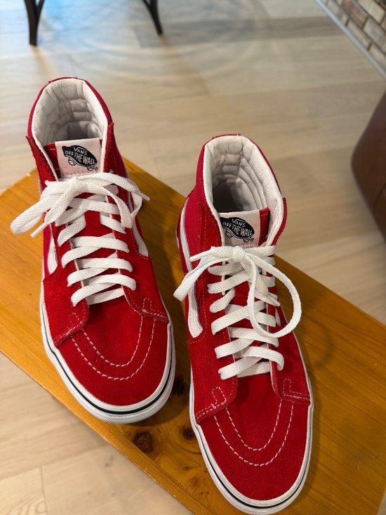 Vans Shoes - Vans Sk8-Hi Red High Top Sneakers
